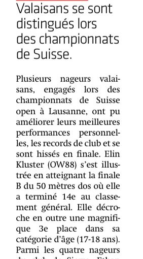 Championnat Suisse 17 juillet 2025