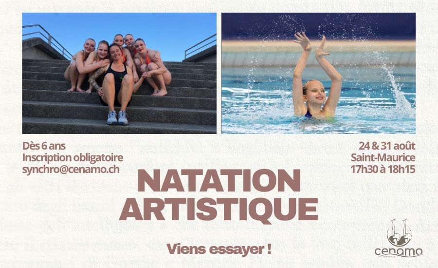 natation synchro artisique valais monthey